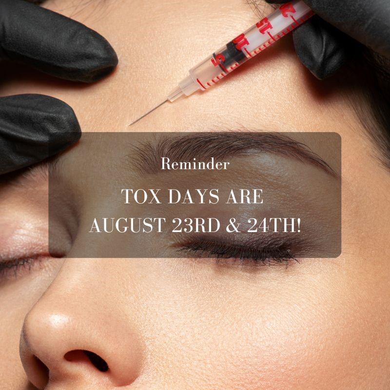 TOX Days August 23 and 24 - book now!
