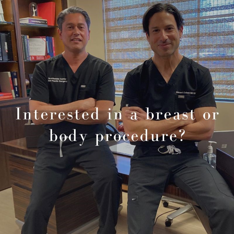 Dr. Steven Sigalove and Dr. Robert Cohen, surgeons at Scottsdale Center for Plastic Surgery