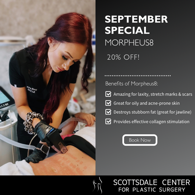 September Special: 20% off Morpheus8 RF microneedling